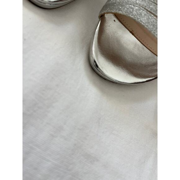 Nina Nelda Sandal Women’s 9.5 M Silver Glitter Incls Box. Beautiful shoes! - Picture 9 of 13